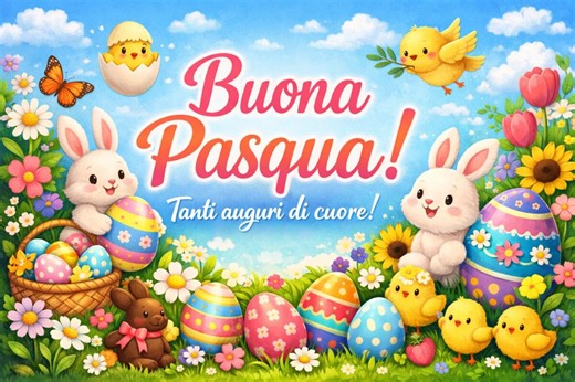 Auguri di Buona Pasqua 2026, immagini nuove e frasi originali
