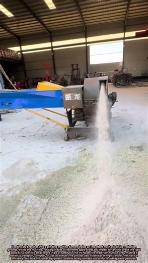 Scientific Principles of Grinding Dry Branches to Sawdust Process Tech