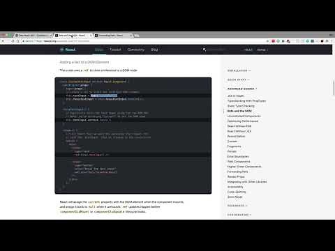 React 16.3 Forward Refs