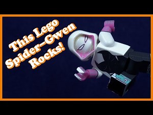 Custom LEGO Spider-Gwen Minifigure! (Custom Spider-Man Minifigure Review)