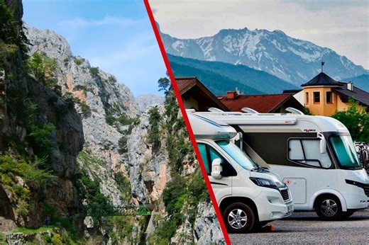 Si pensabas ir con tu camper a hacer la Ruta del Cares, tenemos malas noticias: está cerrada por desprendimiento. Pero tienes alternativas en Picos de Europa