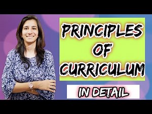 Principles of Curriculum | Curriculum Studies | M.Ed./UGC NET Education | Inculcate Learning |Ravina