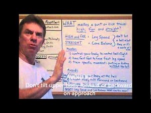 How to Punt: What Makes A Punt or Kick Go High Far and Straight