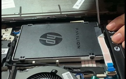 HP惠普光影精灵6MAX 拆机加装机械硬盘