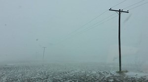 Check out this video shot by one of our power line technicians. Notice the power lines "galloping" in the high winds? Due to the blizzard, many crews are unable to restore power safely. We'll get power on as soon as it’s safe to do so. #SaskPower #SKOutage | SaskPower