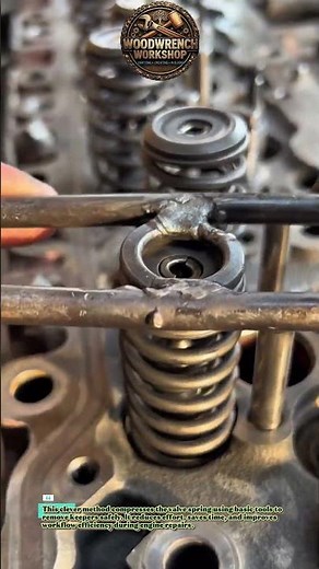 Valve Spring Removal Hack! Simple Trick for Easy Engine Work