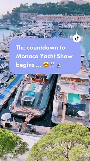 The #countdown to Monaco Yacht Show 2022 is on! 🤩🥂 Who wants to come? #luxury #superyachts #superyachtscene #monaco #monacoyachtshow2022