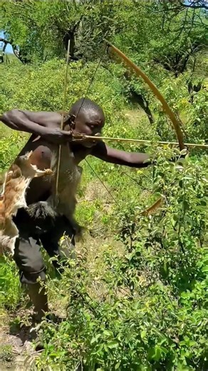 Suddenly, as a large prey appeared, Caleb fired an arrow from his bow.#shortsfeed
