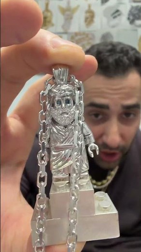 Antiquing a Jesus Piece #traxnyc #silver #shorts