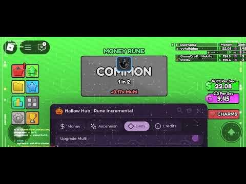 Rune Incremental script – Auto Roll, Auto Upgrades3