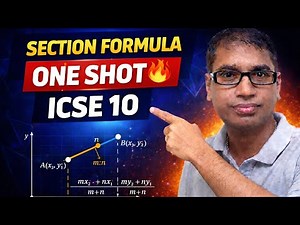 Section Formula – ICSE Class 10 Maths | One Shot Revision in 60 Minutes