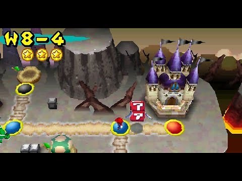 World 8-4 | Star Coins | New Super Mario Bros DS