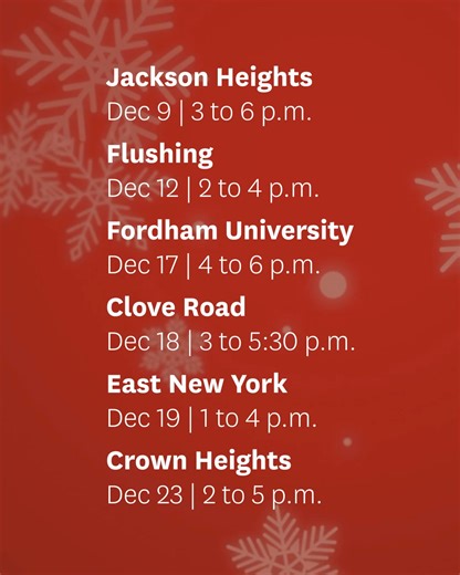 It’s time! The holidays are lighting up our Neighborhood Care locations, and you’re invited to share the joy with us! Bring the whole family for a merry, colorful, feel-good celebration. Each Winter Wonderland event will offer: 🎁 Toy giveaways for children attending 🎨 Holiday arts & crafts 👧🏽👦 Kid-friendly activities 🎶 Seasonal fun for all ages 💙 Free and open to all It’s the perfect way to add sparkle to the season. Gather your loved ones, stop by your local Neighborhood Care, and make s