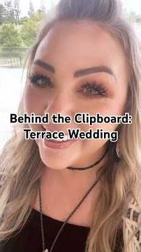 Behind the Clipboard | Beautiful Intimate Terrace Wedding