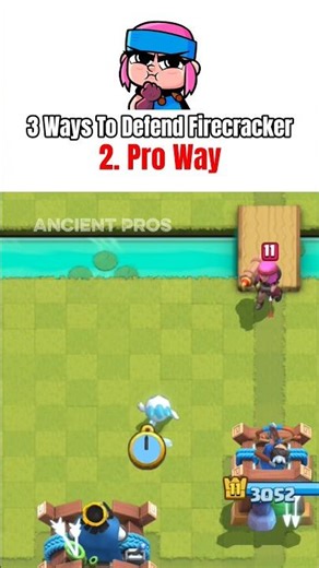 Pro Placements to Defend Firecracker Instantly!✅|#clashroyale #firecracker