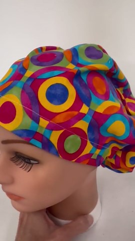 Bouffant Scrub Cap, Full Coverage for Long Hair: Graphics Print - Etsy