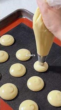 Pastry Chef shows how to make Choux Pastry (Dough for Puffs, Eclairs, and more))