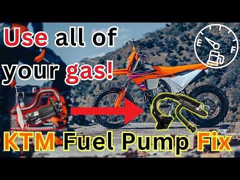Improved New KTM Fuel Pump | Use all your Fuel!