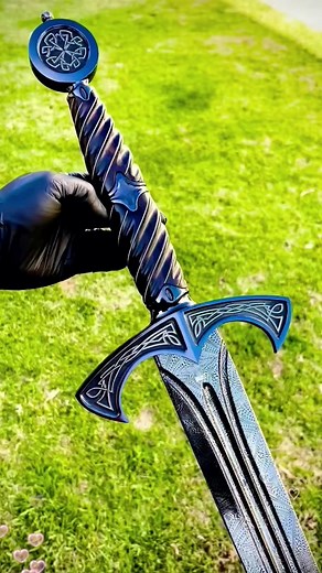 Please give it a name thank you #sword #blade #craftsmanship #blacksmith #animesword #handmade #katana #collectibles #jian #fyp #ninja