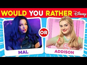 WOULD YOU RATHER...? DESCENDANTS 🎶 VS ZOMBIES 🧟| DISNEY EDITION | NEW VIDEO 2025 | FLASH QUIZ