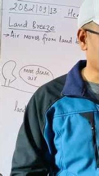 Land breeze and Sea breeze #education #science #physics #heat