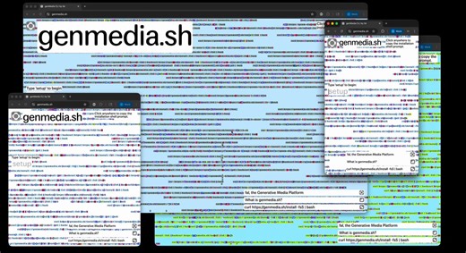 New work: interactive website for @fal's genmedia CLIIntroducing the genmedia CLI, generative media directly from the command line.Generate images, video, 3D and audio from your terminal, alongside Claude and other AI agents.Designed by fal design lab / collaboration with @tttraaacy ✍️