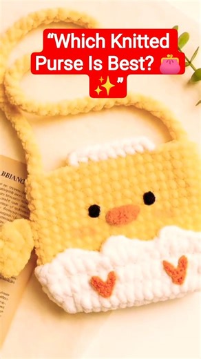 Beautiful Knitting Purse Designs 👛🧶 #HandmadeBags #KnittingDesign #Trending #crochet