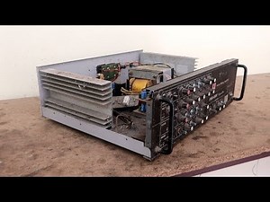 Restoration 2 Channels STEREO Audio Amplifier // Restoration And Reuse Of Electrical Equipment