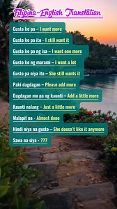 Let's learn some Basic Filipino-English phrases/ Useful for everyday conversation #EnglishToFilipino #learnsomethingnew #filipinoEnglish | Janes Lessons
