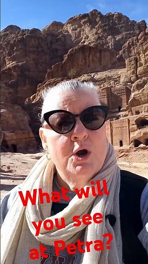 What will you see at Petra? An ancient wonder‪@exploringjordanwithjules‬ #petra #jordan #travel