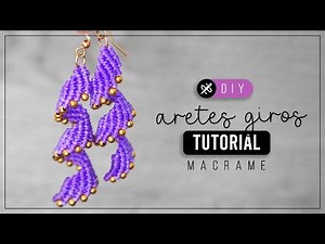 Twist Earrings 🌪️ How to make thread earrings | DIY step-by-step tutorial ● macrame earrings 361