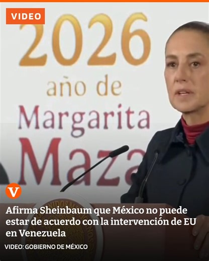 VanguardiaMX on Instagram: "Claudia Sheinbaum apuntó que México no puede estar de acuerdo nunca con la intervención de Estados Unidos en Venezuela y que una cosa es la crítica política al chavismo y otra muy distinta que una potencia recurra al uso de la fuerza para capturar a un jefe de Estado. Subrayó que, aun en medio de campañas de propaganda o del rechazo al régimen venezolano, la intervención militar extranjera no puede justificarse. 🔗 Infromación en nuestra página. #ClaudiaSheinbaum #Méx