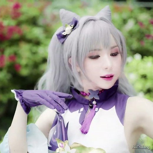 She cosplayed as Keqing from Genshin Impact! ft. Misaki Cosplayer