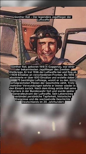 Günther Rall – Der legendäre Jagdflieger der Luftwaffe