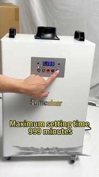 How to Set Up & Operate FC-350 | 350W Fume Extraction System Tutorial #fumeclear