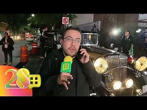 Cobertura del paso de la carroza fúnebre a la casa funeraria | Descanse en paz Silvia Pinal