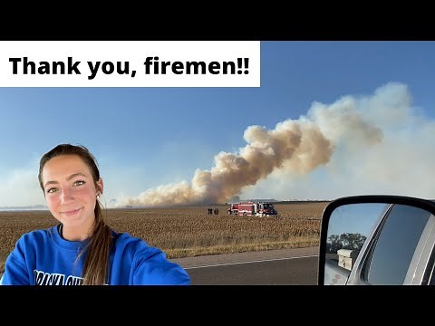 Discing Around Field Fire