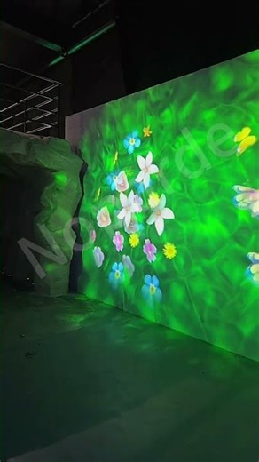 Double-Head Flower Projector | Dynamic Ripple for Outdoor Logo & Door Ad Lighting