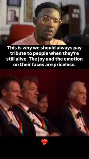 Led Zeppelin’s Reaction to “Stairway to Heaven” Tribute ❤️🔥 #musiclegends #shorts