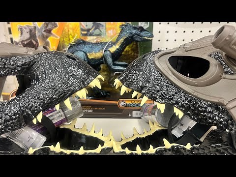 NEW 2023 Jurassic World: TRACK N ROAR INDORAPTOR MASK WITH LASER SIGHT SCOPE!