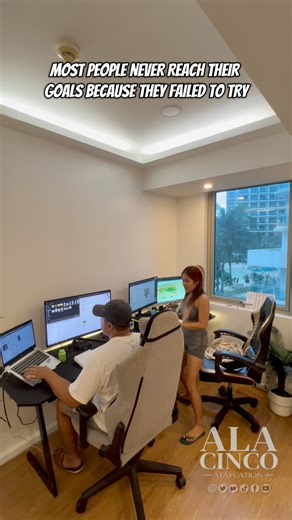 MOST PEOPLE NEVER REACH THEIR GOALS BECAUSE THEY ARE TOO AFRAID FAIL WHEN CLEARLY FAILURE IS ALWAYS A PART OF SUCCESS NOT THE OPPOSITE 👌🏼 | Ala Cinco Staycation