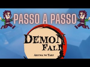 Guia passo a passo de como jogar demon fall no roblox