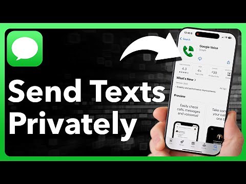 How To Send Text Messages Without Showing Number