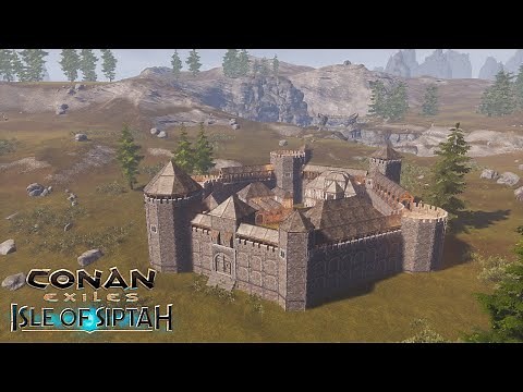 HOW TO BUILD A MEDIEVAL CITY [SPEED BUILD] - CONAN EXILES