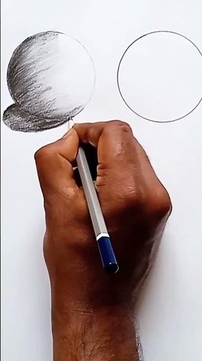 Perfect Circle Shading Trick 🔥 | Easy & Beautiful #shorts #art #shading