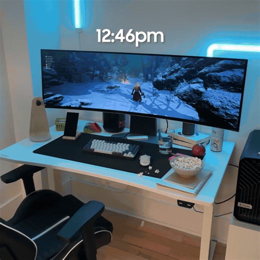 65K views · 166 reactions | Work ✅ Play ✅ Relax ✅ The 49” Odyssey OLED G9 is the ultimate hub for any time of day. Save $700 today: https://bit.ly/3QAMpPm #Samsung #GamingMonitor #Setup *Offer available from 3/3/25 to 3/9/25 while supplies last. Terms & conditions apply. | Samsung | Facebook