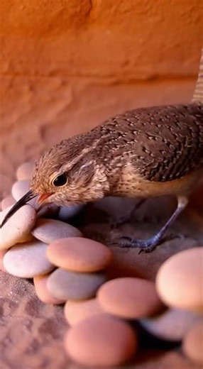 Pebbles Building a Home #birdtok #birds #vibrantbirds #anxietyattack #birdjokes #wildlife