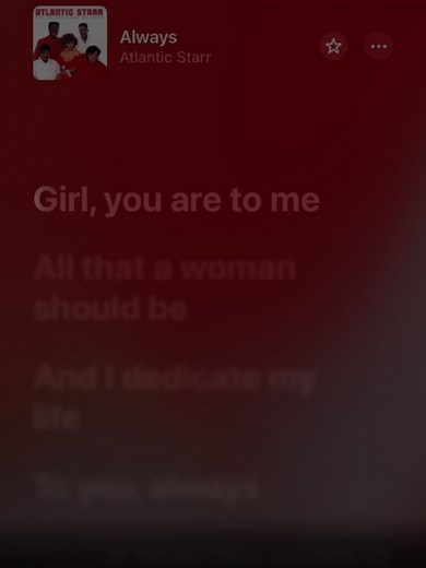 Always by Atlantic Starr Karaoke Lyrics