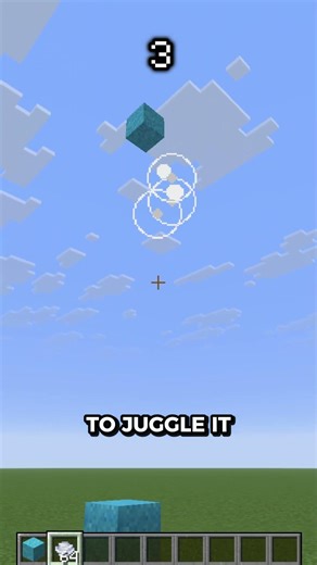 you can launch sand blocks in the air #minecraft