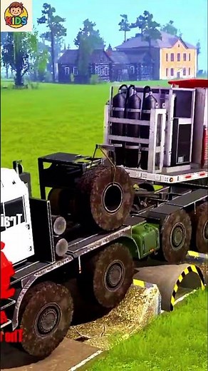MudRunner Gameplay | Dangerous Mud Road Truck Challenge 🚚🌧️ #mudrunner #mudrunner